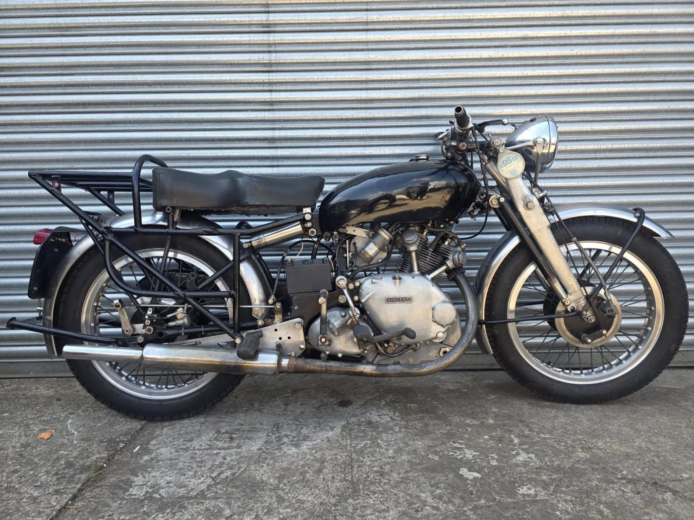 1950 VINCENTCOMET VINCENT 500 COMET BARN FIND EASY PROJECT OFFERS PX RAPIDE BSA TRIUMPH Barn Find